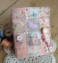 Pink Patchwork needle case
